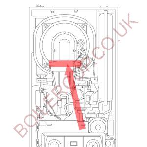 S45182 - REMEHA BROAG - Avanta Boilers - Avanta Plus Combi 28C - Gasket - Front Plate and Mixing Chamber